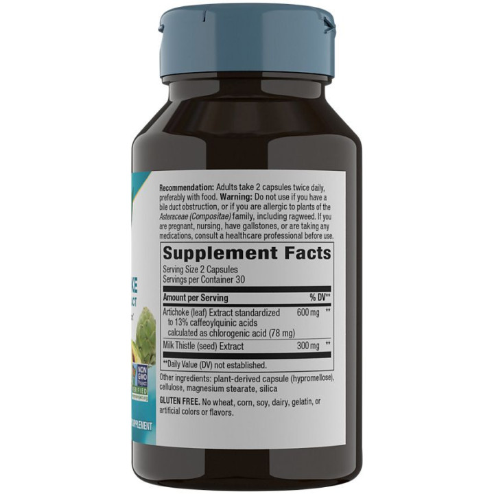 Artichoke 600 mg (60 veg cap)