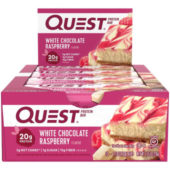 Quest Protein Bar White Chocolate Raspberry (1 bar)