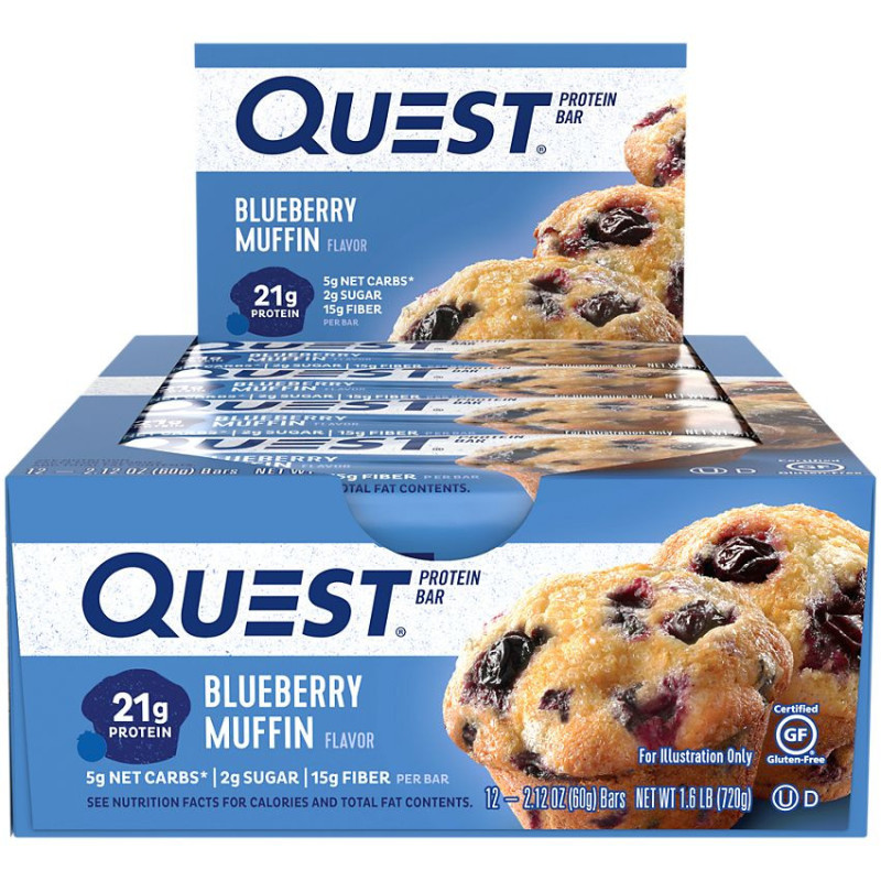 Quest Protein Bar Blueberry Muffin (1 bar)