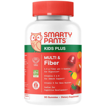 Smarty Pants Kids Plus Multi & Fiber Mixed Fruit (90 gummies)