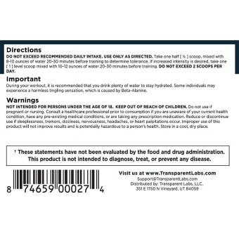 Lean Pre-Workout Strawberry Lemonade (30 Serv) 0.94 lbs