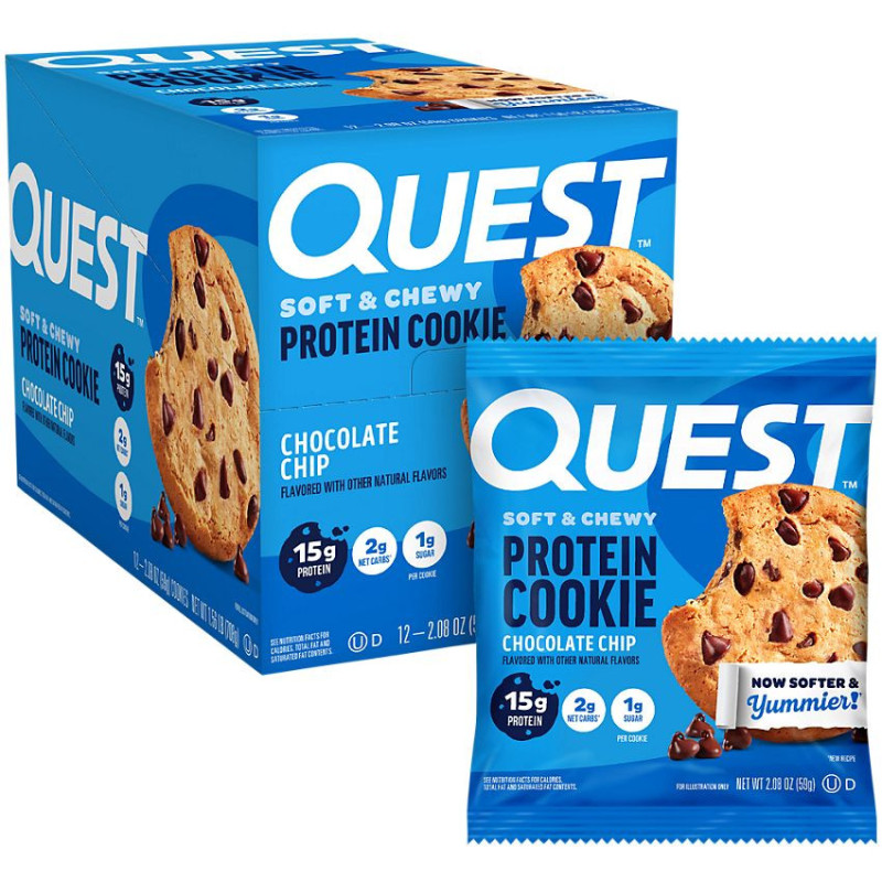 Quest Protein Cookie Chocolate Chip (1 cookie)