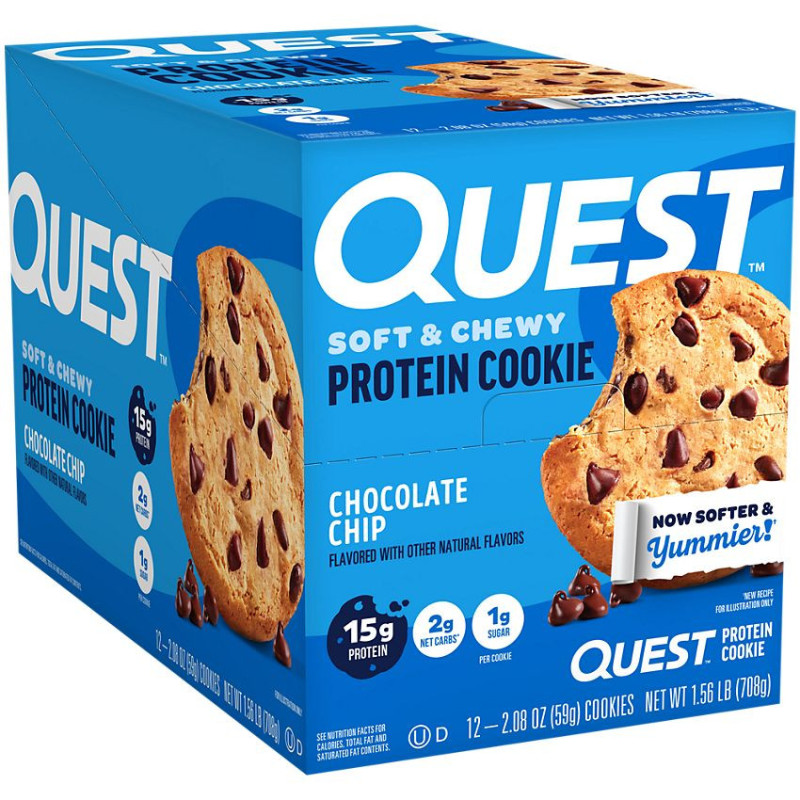 Quest Protein Cookie Chocolate Chip (1 cookie)