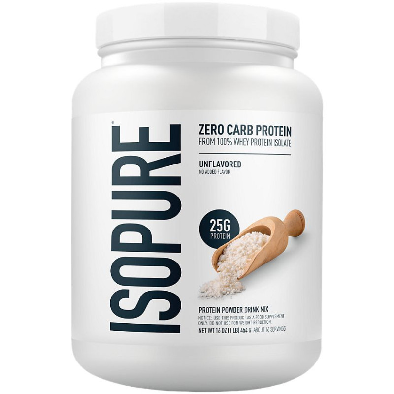 Isopure Zero Carb Unflavored 1 lb (16 serv)