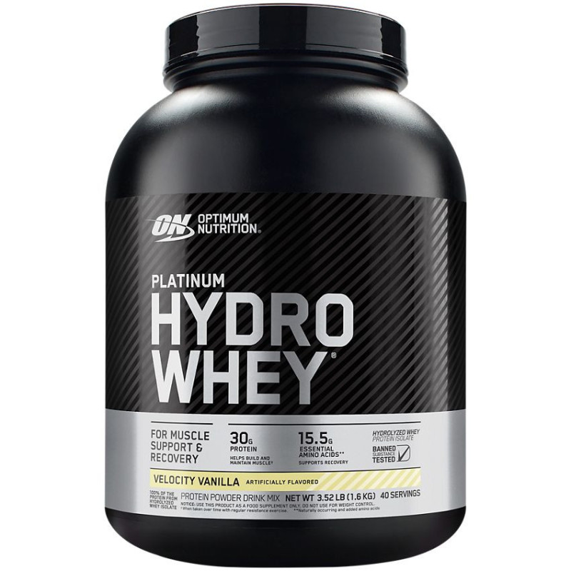 Platinum Hydro Whey Velocity Vanilla (40 serv) 3.5 lb