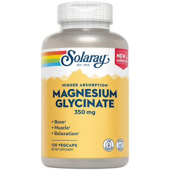 Solaray Magnesium Glycinate 350 mg (120 veg caps)