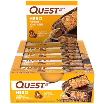 Quest Hero Protein Bar - Crispy Chocolate Peanut Butter (1 barra)