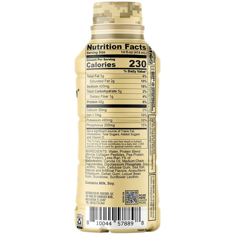MRE Protein Shake 40 gr Vanilla (1 Drink)