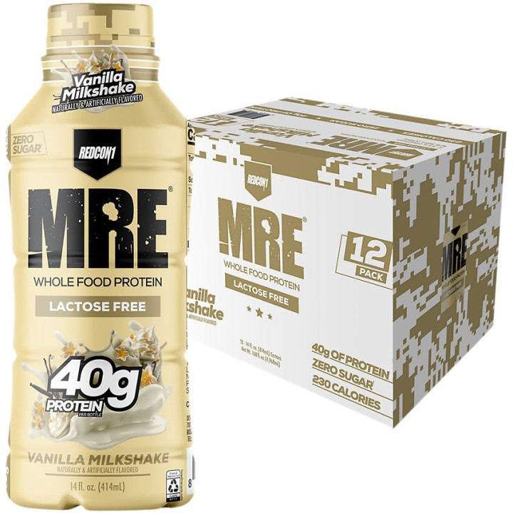 MRE Protein Shake 40 gr Vanilla (1 Drink)