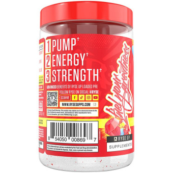 Ryse Loaded Pre-Workout Cherry Ring Pop (30 serv)