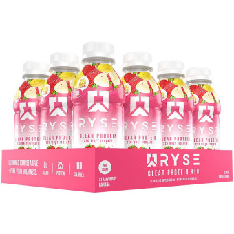 Ryse Clear Whey Strawberry Banana (16.9 Fl Oz. )