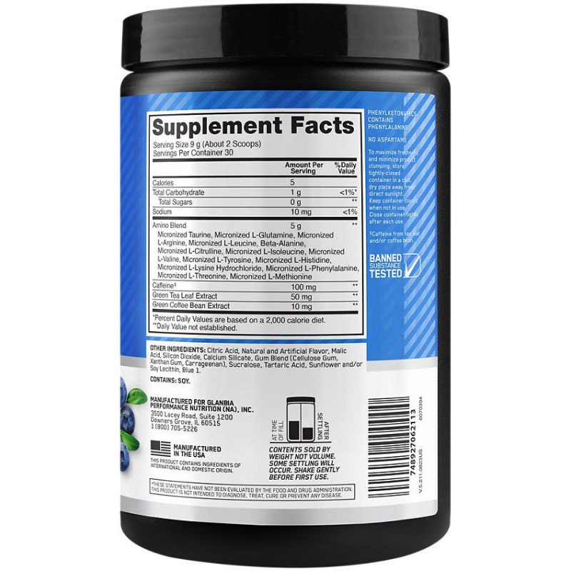 Amino Energy Blueberry Lemonade 5g (30 Serv)