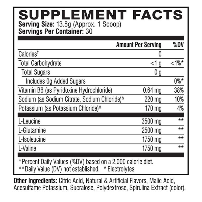 Xtend BCAA Aminoácidos Blue Raspberry 7 g (30 serv)