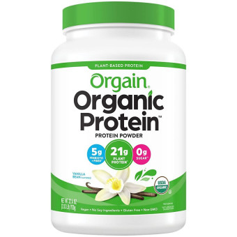 Orgain Vegan Protein Vanilla Bean 2.03 lbs (20 serv)