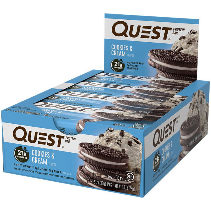 Quest Protein Bar Cookies & Cream (1 barra)