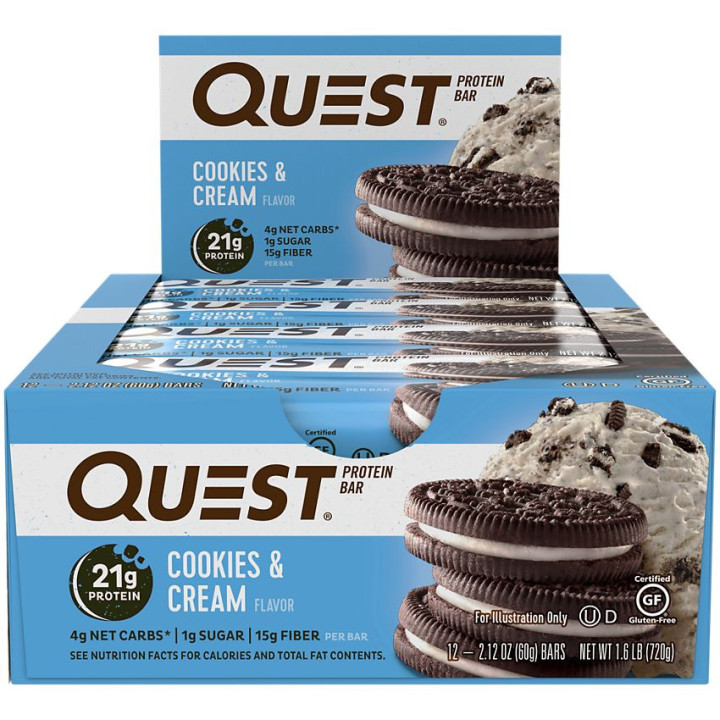 Quest Protein Bar Cookies & Cream (1 barra)