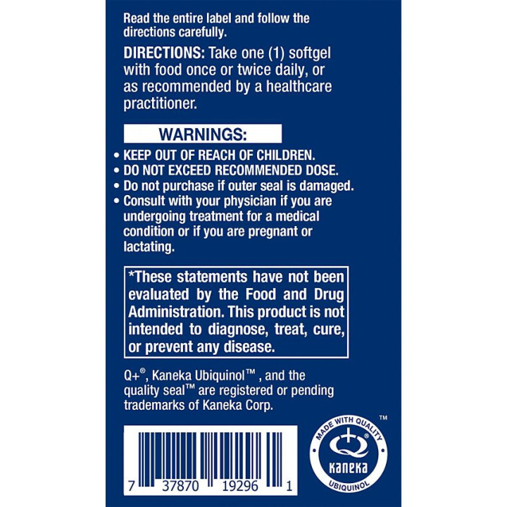 Super Ubiquinol CoQ-10 100 MG (60 soft)