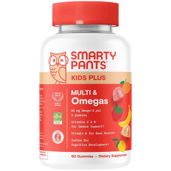 Smarty Pants Kids Plus Multi & Omega 3 (60 gummies)