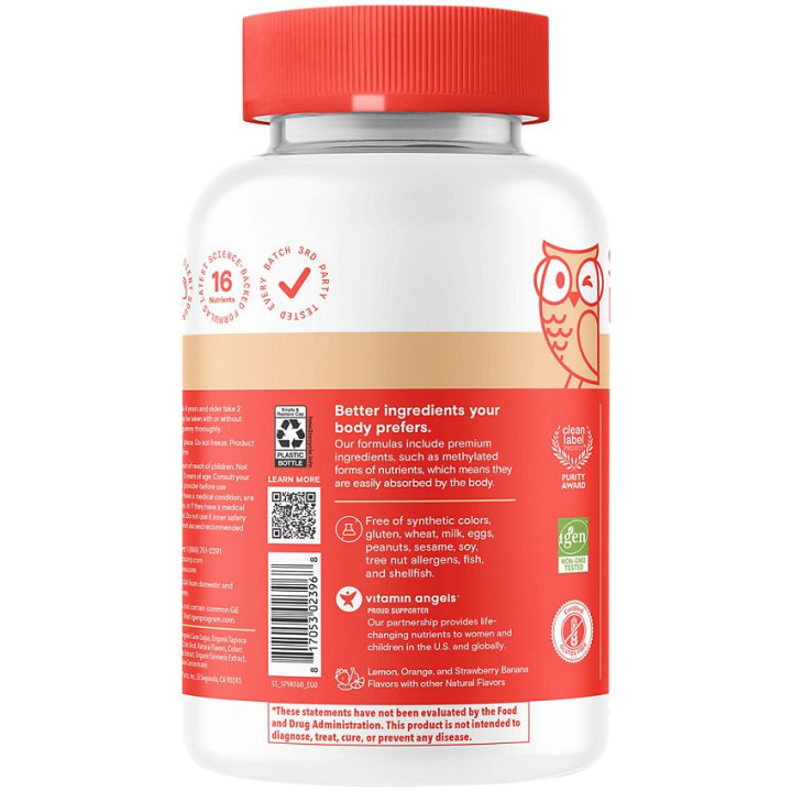 Smarty Pants Kids Plus Multi & Omega 3 (60 gummies)