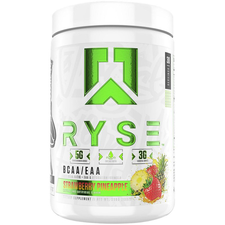 Ryse BCAA + EAA Supports Hydration Strawberry Pineapple (30 serv)