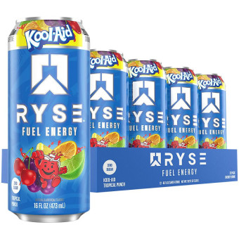 Ryse Energy Drink Kool Aid Tropical Punch (16 fl oz)