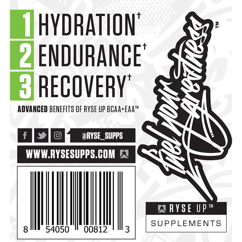 Ryse BCAA + EAA Supports Hydration Strawberry Pineapple (30 serv)