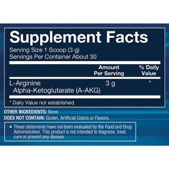 L-Arginine AKG Unflavored 3 g (30 serv)