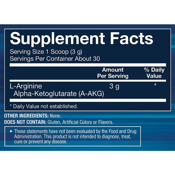 L-Arginine AKG Unflavored 3 g (30 serv)