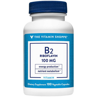 Vitamina B2 Riboflavina 100 mg (100 cap)