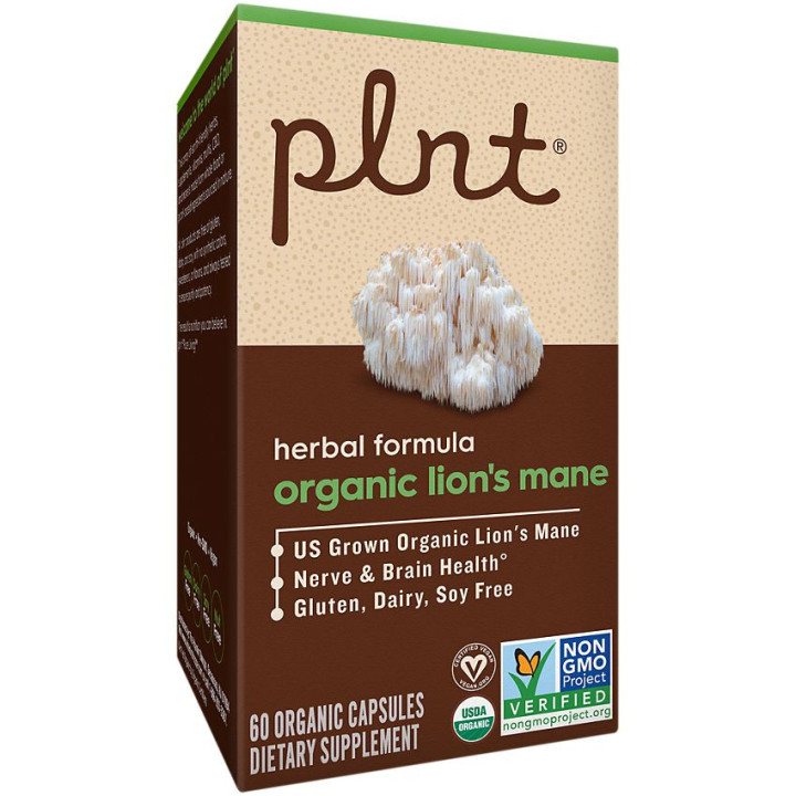 Plnt Organic Lion's Mane 1000mg (60 cap)