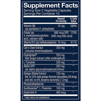Vthrive Neuro Brain (30 veg cap)