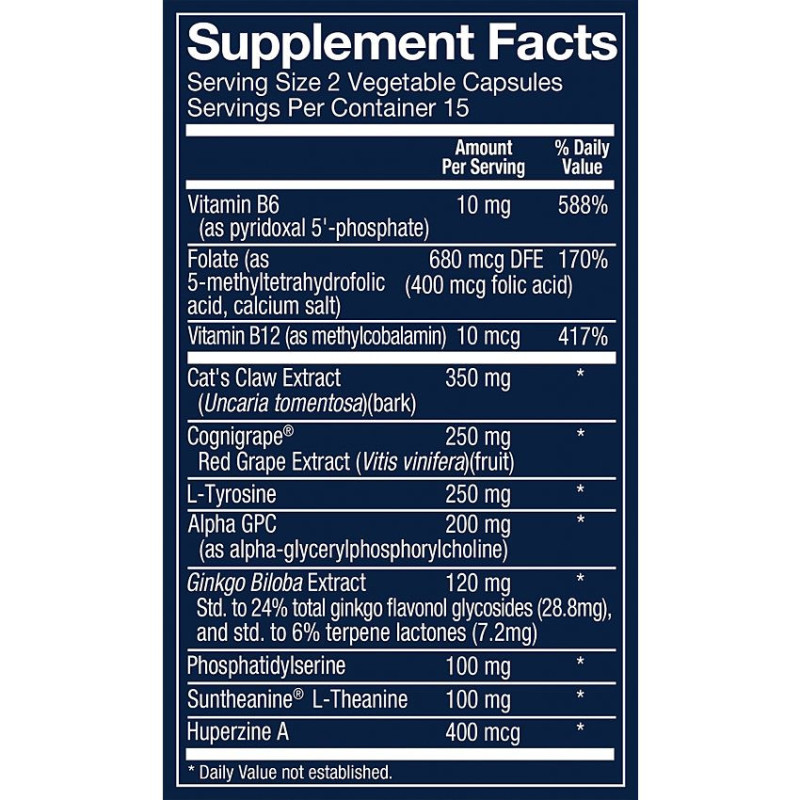Vthrive Neuro Brain (30 veg cap)
