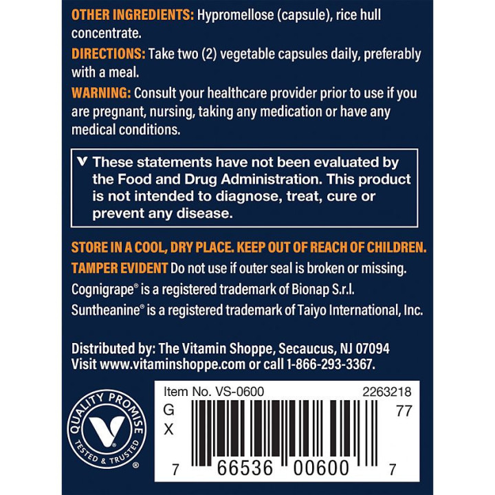 Vthrive Neuro Brain (30 veg cap)