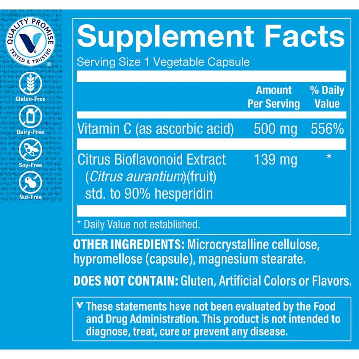 Vitamina C Complex 500 mg (100 cap)
