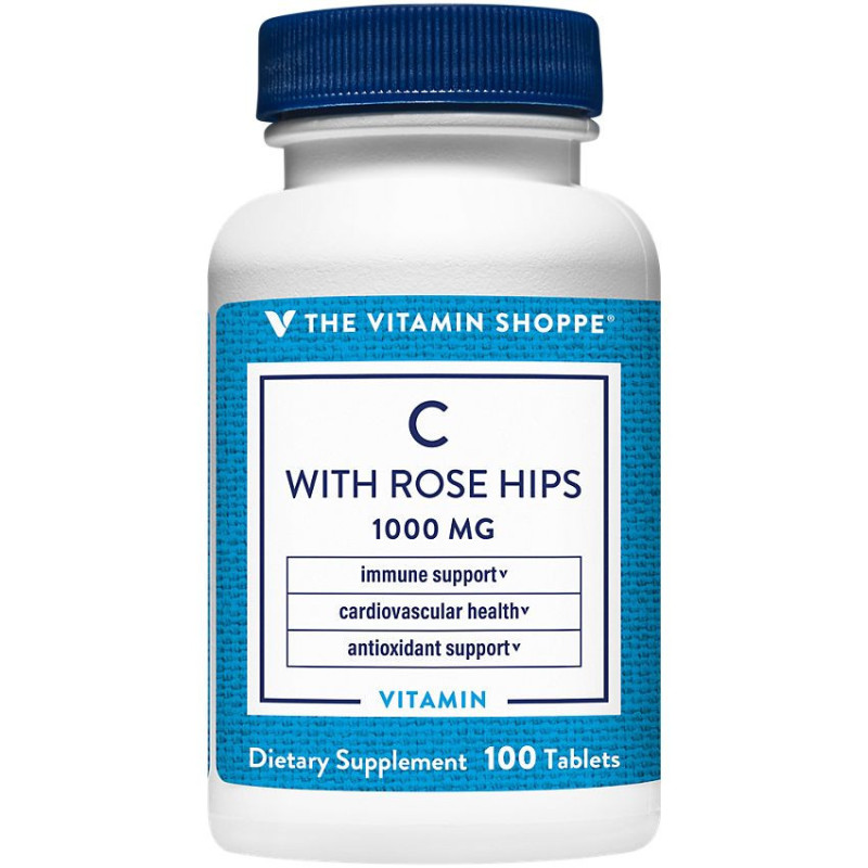 Vitamin C w/ Rose Hips 1000 mg (100 tab)