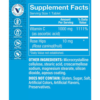 Vitamin C w/ Rose Hips 1000 mg (100 tab)