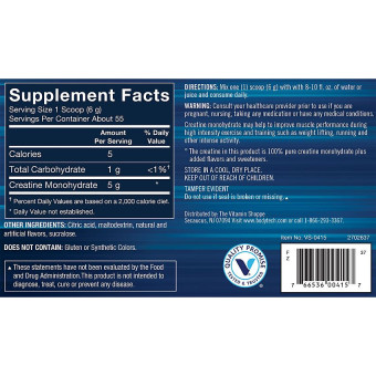 Creatine Monohydrate Powder Fruit Punch 6 g (55 serv)