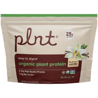 Plnt Organic Protein Vanilla (65 serv) 5.45 lb