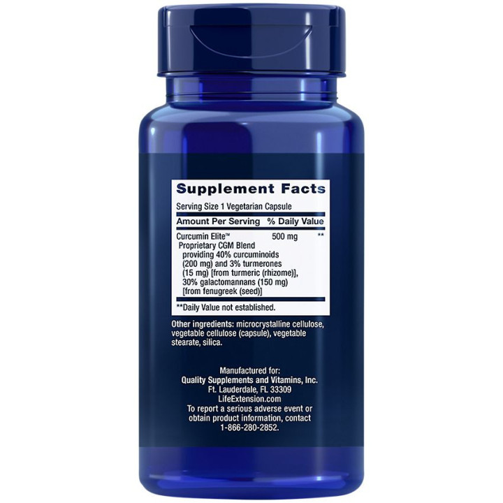 Curcumin Elite Turmeric Extract 500mg (30 veg cap)