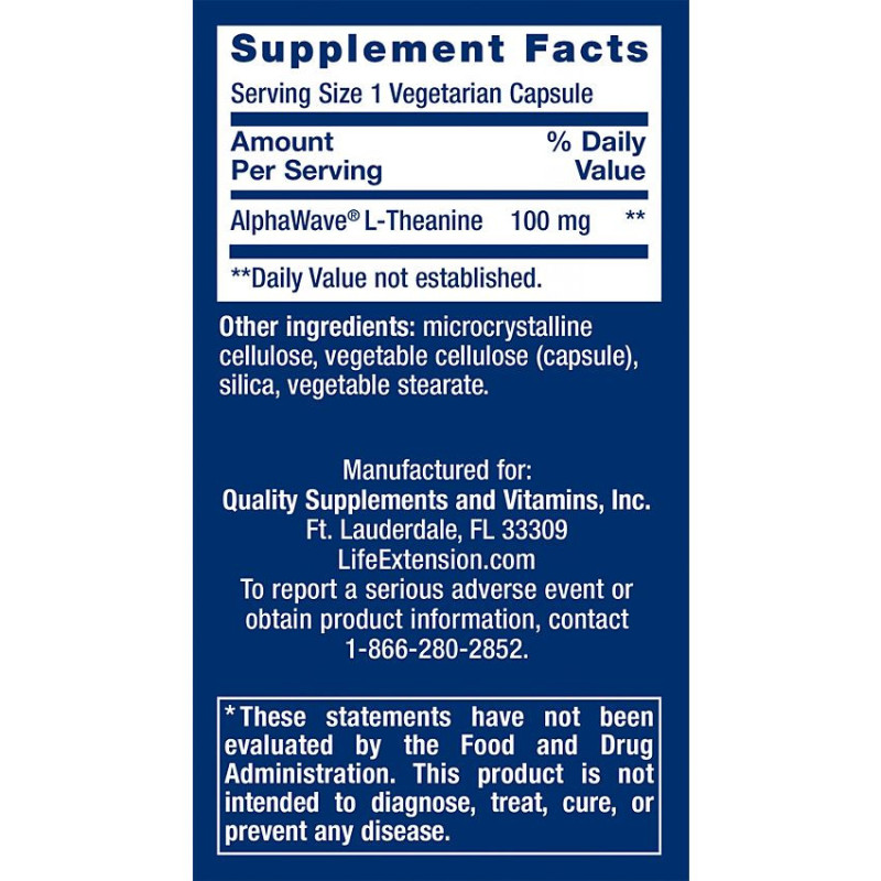 L-Theanine 100 mg (60 veg cap)
