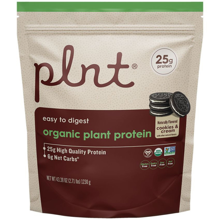 Plnt Organic Protein Cookies (30 serv) 2.71 lb