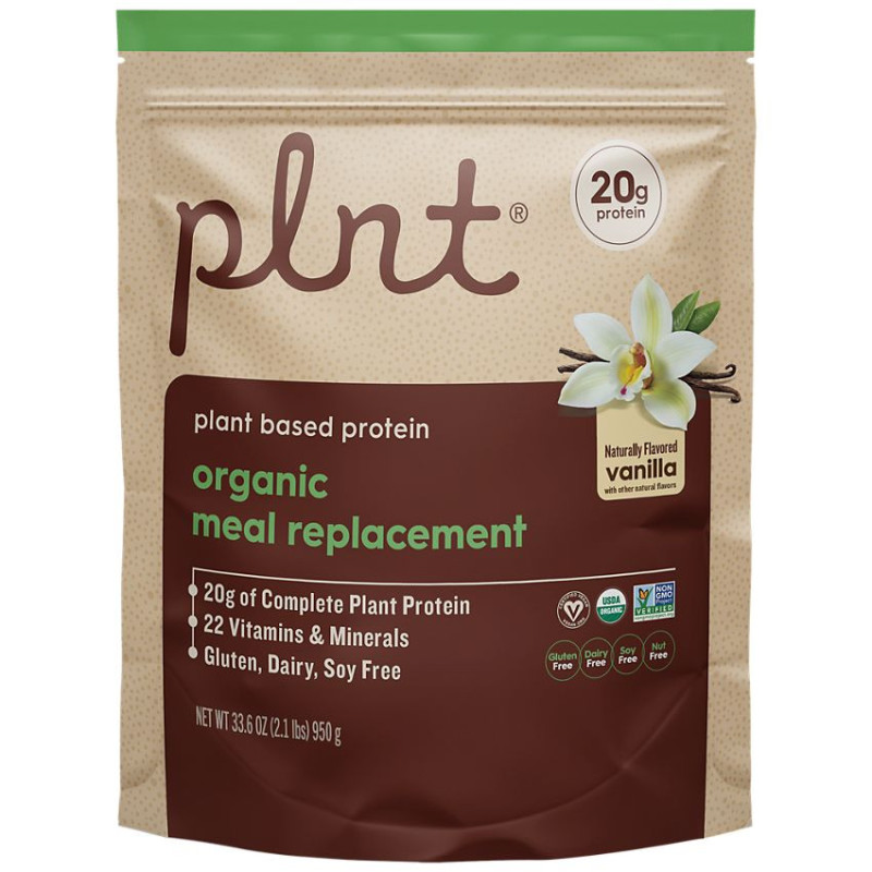 Plnt Organic Meal Replacement Vanilla (28 serv)