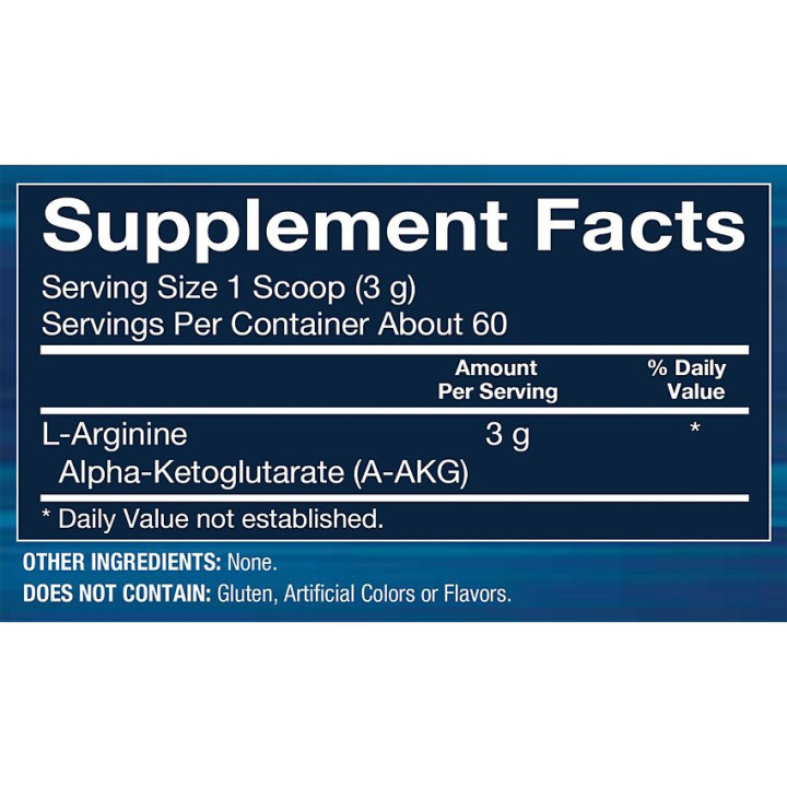 L-Arginine AKG Unflavored 3 g (60 serv)