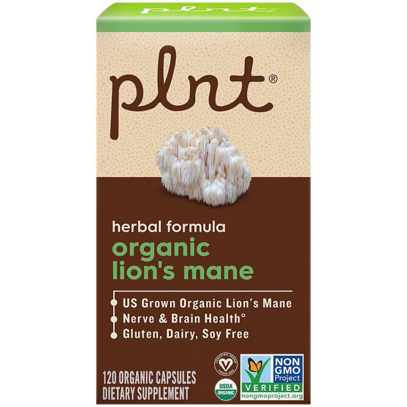 Plnt Organic Lion's Mane 1000 mg (120 cap)