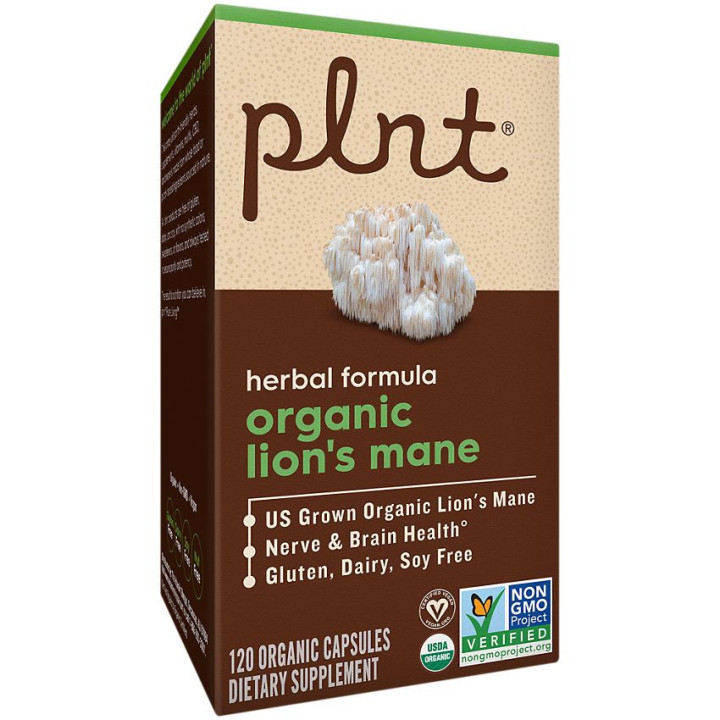 Plnt Organic Lion's Mane 1000 mg (120 cap)