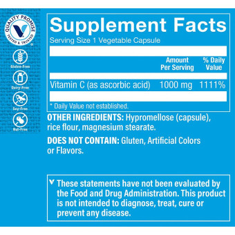 Vitamina C 1000 mg (100 cap)