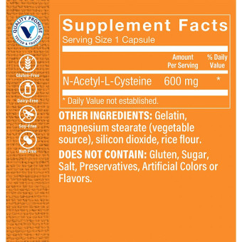 NAC N-Acetyl-L-Cysteine 600 mg (100 cap)