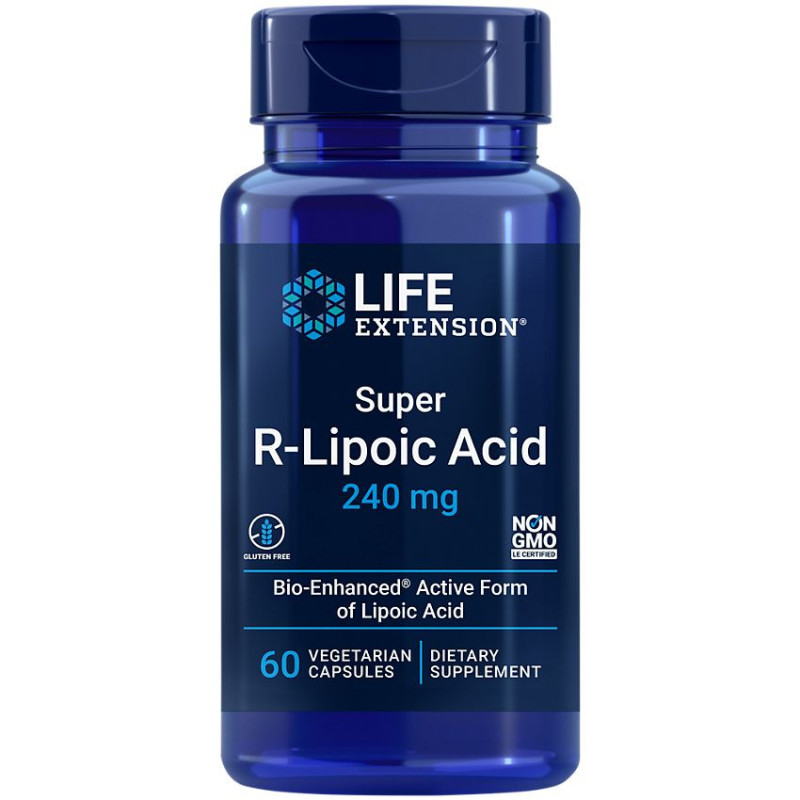 Super R-Lipoic Acid 240 mg (60 veg cap)