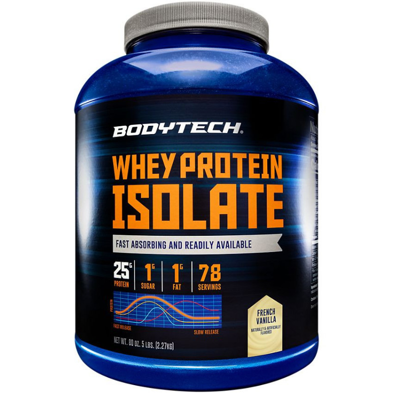 Whey Protein Isolate French Vanilla (78 serv) 5 lb