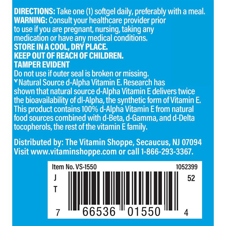 Vitamina E 134 mg - 200 UI (100 soft)
